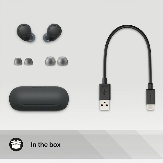 Sony WF-C700N In-ear Bluetooth Handsfree Earphones with Sweat Resistance and Charging Case Black