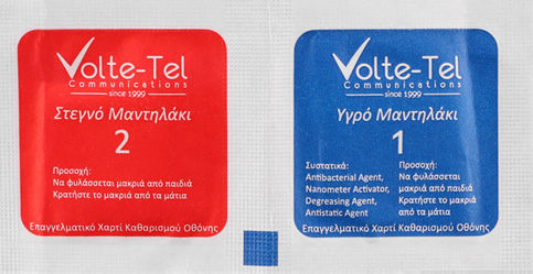 Volte-Tel Full Face Tempered Glass για το Galaxy Watch 4 44mm 1τμχ 8325915 Blue