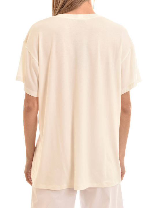 Γυναικείο Oversized T-shirt Off White