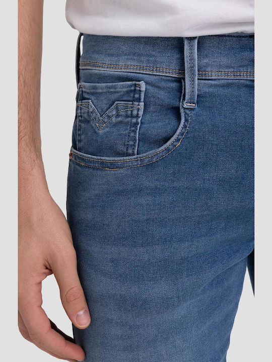 Hyperflex Men's Jeans Pants Elastic with Slim Fit Blue