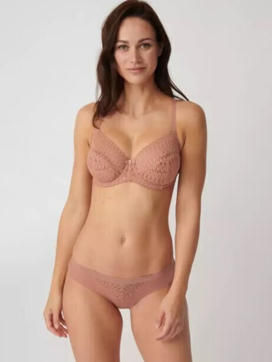 Aura Spotlight Bra without Padding Underwire Mocha