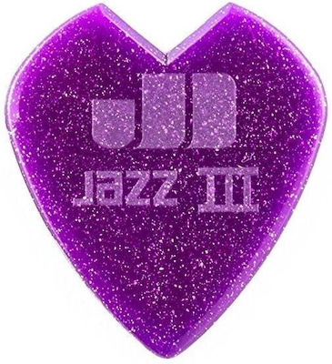 Dunlop Πένα Κιθάρας Kirk Hammett Jazz III Purple Sparkle Συσκευασία 1τμχ