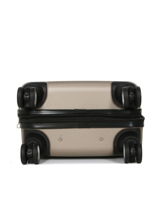 WORLDLINE Worldline Koffer Kabine Hart Beige mit 4 Räder Höhe 45cm