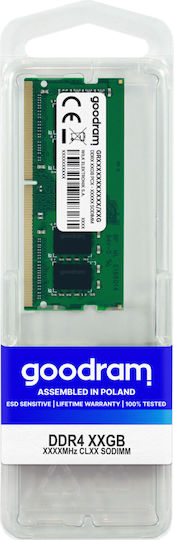 GoodRAM DDR4 με Module 1x32GB και Ταχύτητα 3200 για Laptop