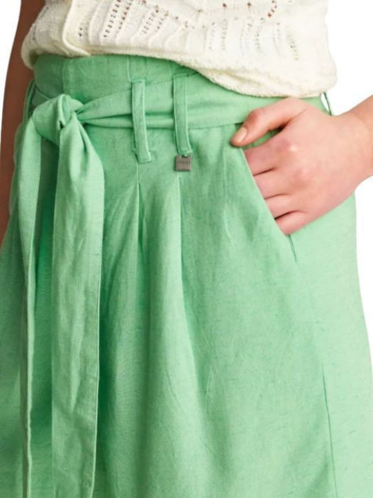 Women's High-waisted Shorts Green