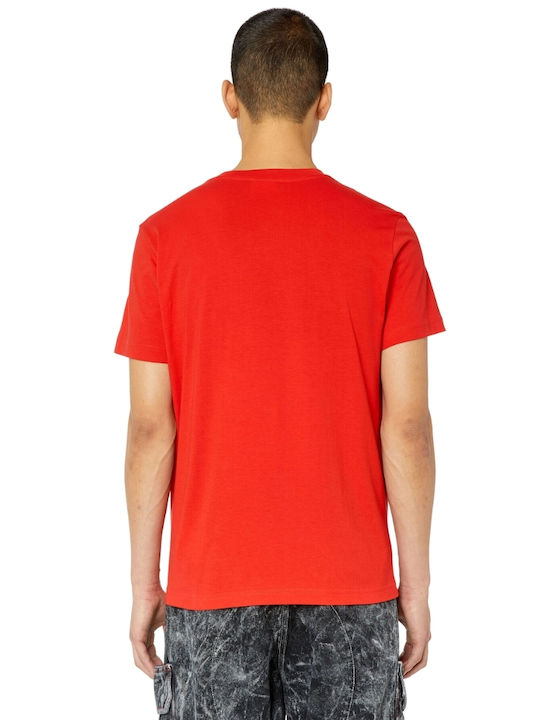 Diesel T-Diegor-D Men's Short Sleeve T-shirt Red