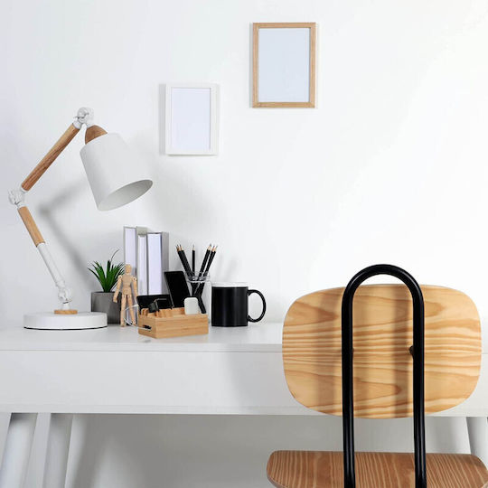 Relaxdays Stand De Birou Pentru Telefon Mobil Bej