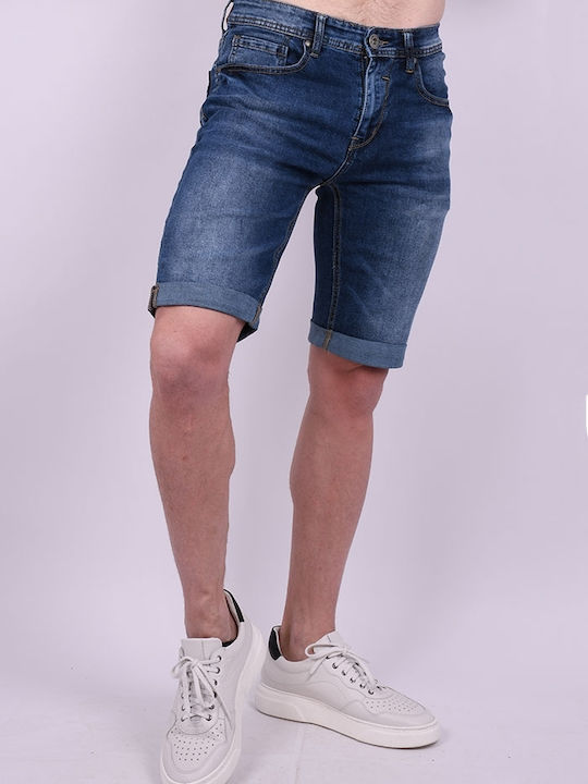 Bermuda shorts with blue blue wash Blue