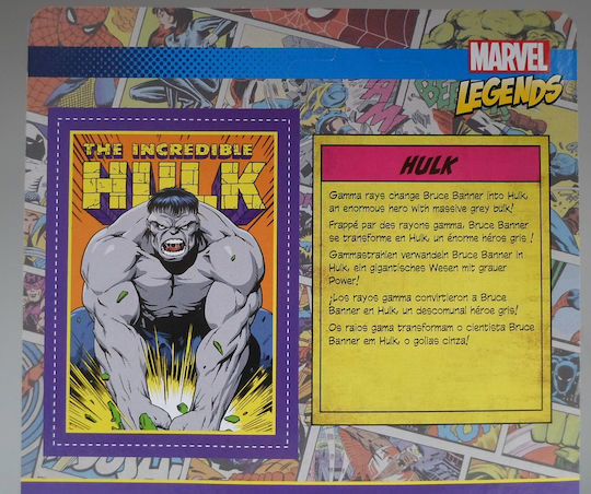 Φigură de acțiune Marvel Avengers Hulk Retro Collection Grey Hulk pentru copii de 4+ ani ani 10cm cm