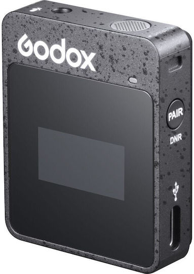 Godox MoveLink II M2 Комплект Безжично Микрофон Πέτου, Clip On Журналистически в Черен Цвят