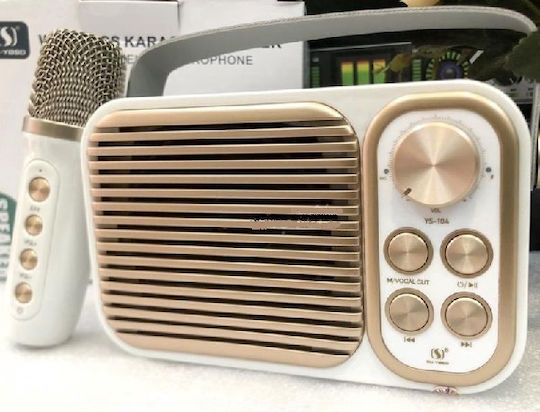 Ηχείο Karaoke με Ασύρματο Μικρόφωνο WY-YS104 WY-YS104 Λευκό