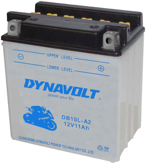 Dynavolt Deschis Baterie Motocicleta YB10L-A2 cu Capacitatea 11Ah