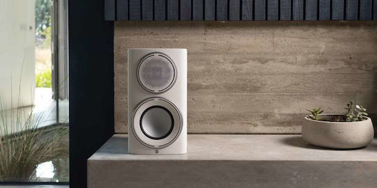 Monitor Audio Platinum 100 3G Ζεύγος Ηχείων Hi-Fi Βιβλιοθήκης 75W 2 Δρόμων Π22.5xΒ32.5xΥ39.8εκ. Λευκό Γυαλιστερό