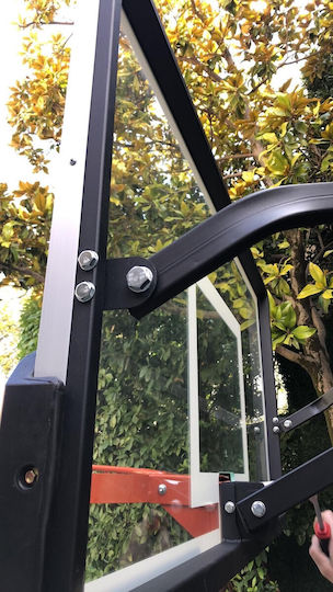 AMILA Deluxe Baskelball Hoop cu suport și înălțime ajustabilă 160-325buc