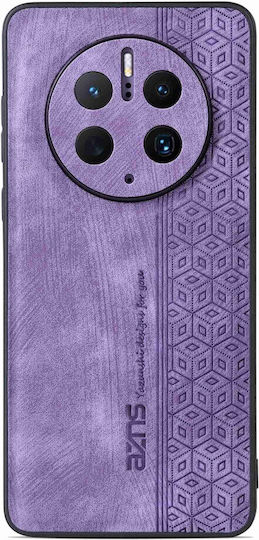 Imprinted Umschlag Rückseite Synthetisches Leder Lila (Huawei P50 Pro)