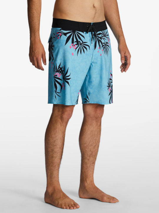 Billabong Sundays Pro Herren Badebekleidung Bermuda Hellblau mit Mustern