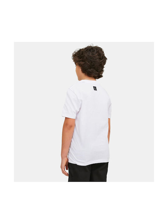 Jack & Jones Kinder-T-Shirt Weiß