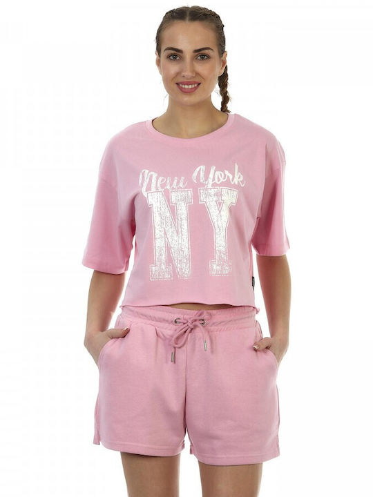 Admiral Women's Crop T-shirt Pink
