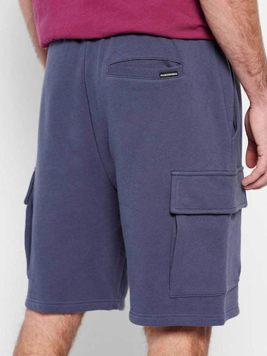 FBM007-06603 Men's Athletic Shorts Indigo