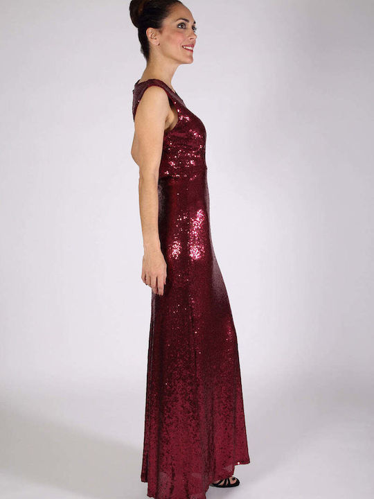 GOA GOA long red evening dress