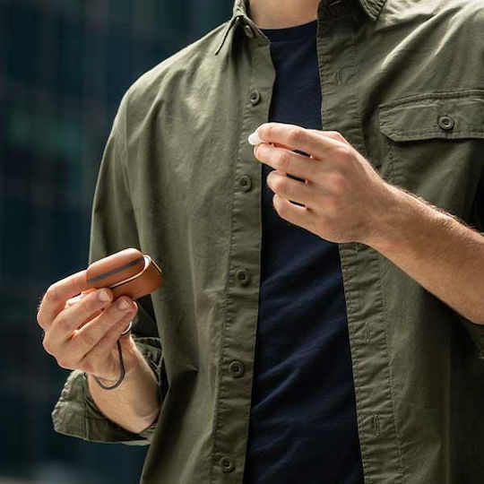 Uniq Terra Hülle Leder Space Blue für Apple AirPods Pro 2