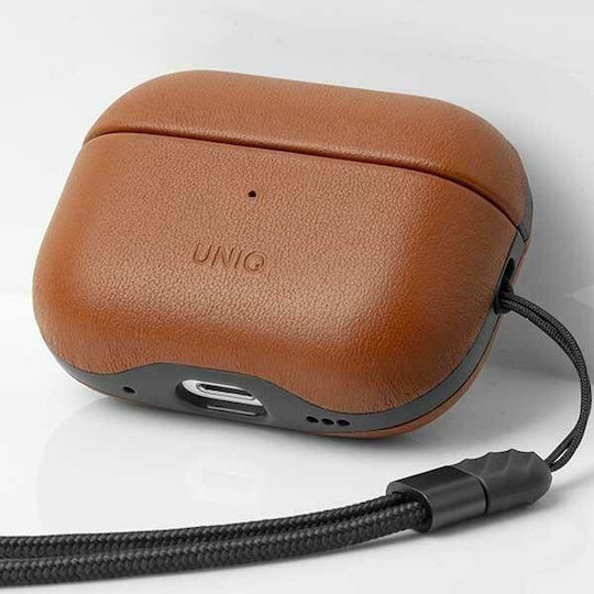 Uniq Genuine Калъф в Кафяв цвят за Apple AirPods Pro
