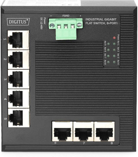 Digitus DN-651127 Неуправляем L2 Switch с 8 Портове Гигабитови (1Gbps) Ethernet
