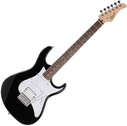Cort G200 Electric Guitar with HSS Pickup Configuration Black