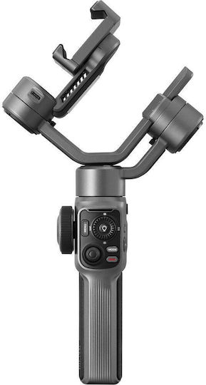 Zhiyun Smooth 5S Combo Phone Gimbal with 3 Axis Stabilization and 24 Operating Hours Gray