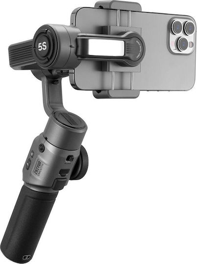 Zhiyun Smooth 5S Combo Phone Gimbal with 3 Axis Stabilization and 24 Operating Hours Gray