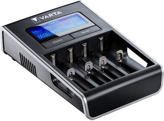 Varta Dual Tech Charger 4 Batteries Li-ion/Ni-MH Size AA/AAA/18650/14500