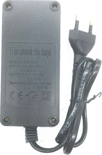 MS-202a Charger 2 Batteries Li-ion Size 18650