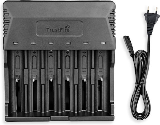 Trustfire TR-012 Încărcător De 6 Baterii Ni-MH Dimensiunea AA/AAA/18650