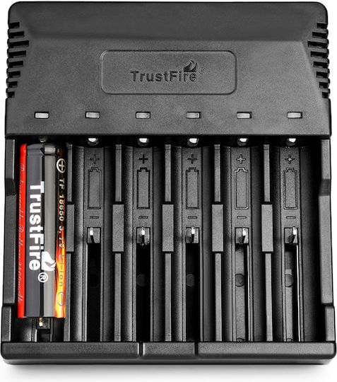 Trustfire TR-012 Încărcător De 6 Baterii Ni-MH Dimensiunea AA/AAA/18650