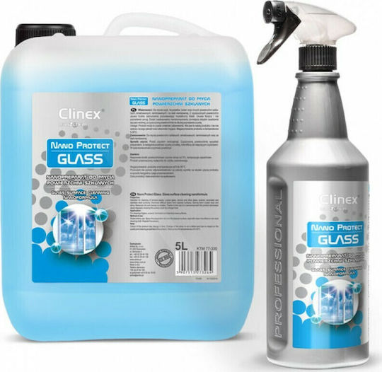 Clinex Nano Protect Spray de Curățare pentru Geamuri 1x1l