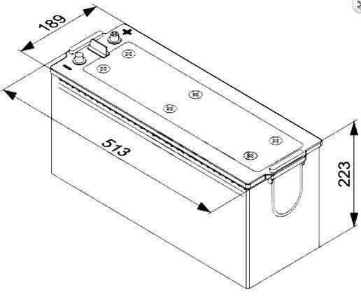 Mitsuba D120 Photovoltaic Battery Open Type Deep Cycle 12V 120Ah