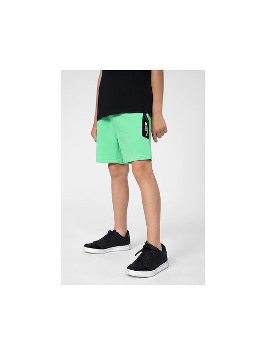 4F Kids Athletic Shorts/Bermuda Green