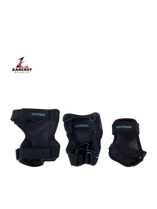 Athlopaidia Children's Protective Gear Set for Rollers Blue