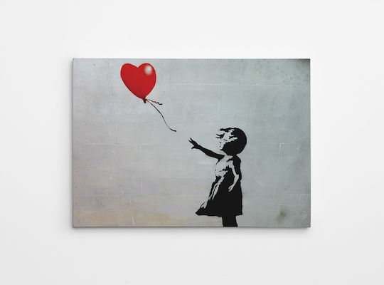 Painting Copy of Banksy on Canvas 70x50cm