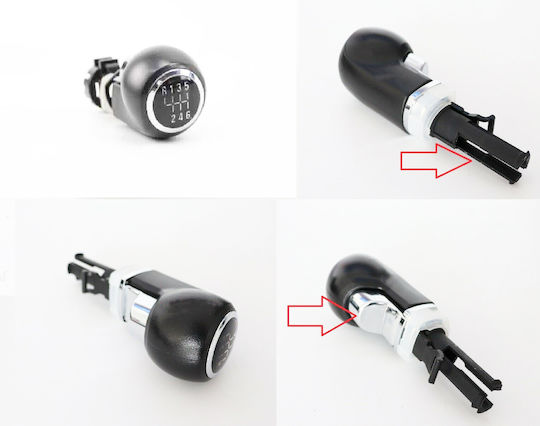 Carman 6 Shift Knob for Opel Astra / Corsa Opel black