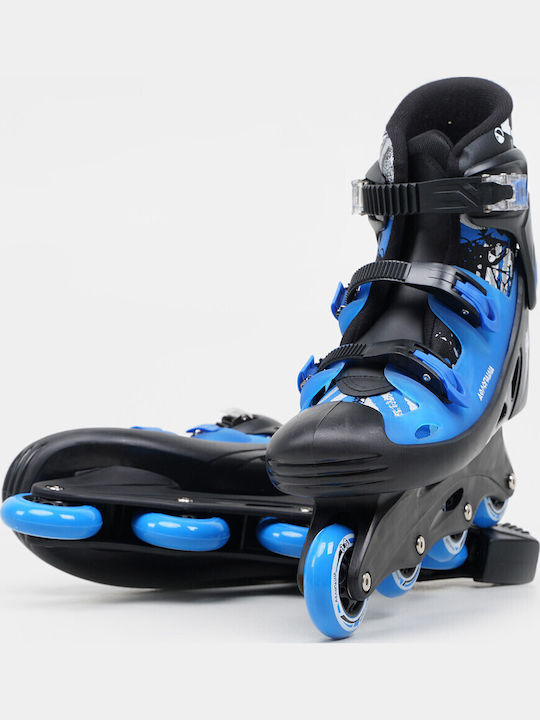 Athlopaidia Adult Adjustable Inline Rollers Blue