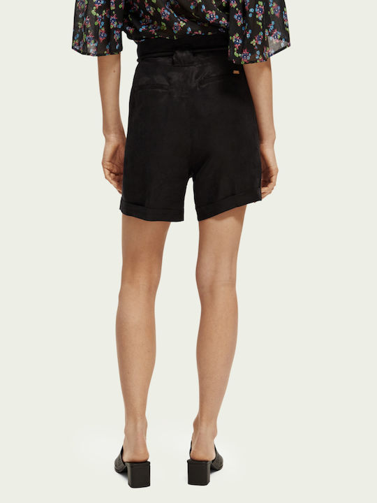 Scotch & Soda Women's High-waisted Shorts Black