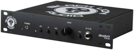 Black Lion Audio B12A Quad Microphone Preamplifier 4 Channels with Phantom Power and 4 XLR Inputs