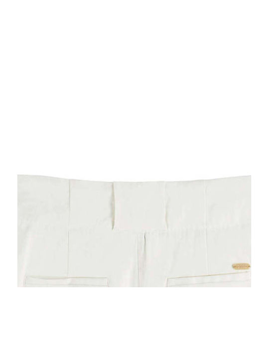 Women's High-waisted Shorts White