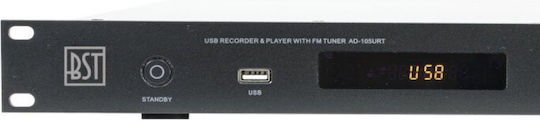 BST Rack Media Player MRP350 cu receptor FM , Bluetooth și funcție de înregistrare