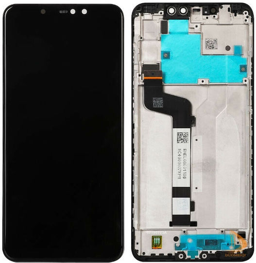 Μεσαίο Πλαίσιο Schwarz για Redmi Note 6 Pro
