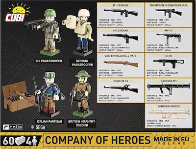 Cobi Τουβλάκια Company of Heroes για 7+ Ετών 60τμχ