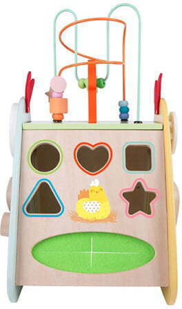 Classic World Formensortierspiel Happy Hen aus Holz für 18++ Monate