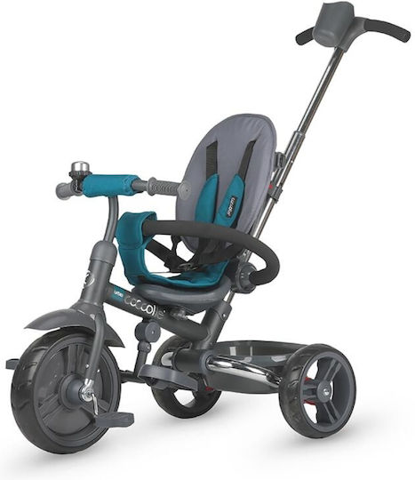 Coccolle Urbio Foldable and Convertible for 1.5+ Years Turquoise Kids Tricycles