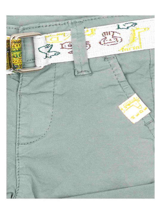 Kids Shorts Bermudas Fabric Khaki